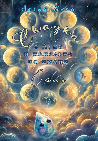 Обложка книги  «Сказка о Луне и капельке по имени Соль»