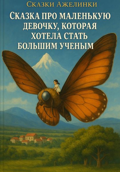 Обложка книги  «Сказки Ажелинки. Сказка про маленькую девочку, которая хотела стать большим ученым»