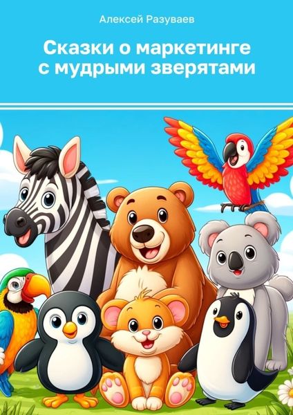 Обложка книги  «Сказки о маркетинге с мудрыми зверятами»