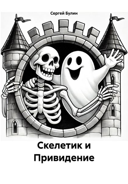 Обложка книги  «Скелетик и Привидение»