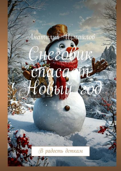 Обложка книги  «Снеговик спасает Новый год. В радость деткам»