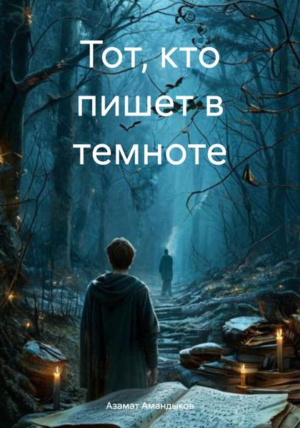 Обложка книги  «Тот, кто пишет в темноте»