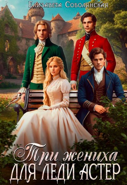 Обложка книги  «Три жениха для леди Астер»