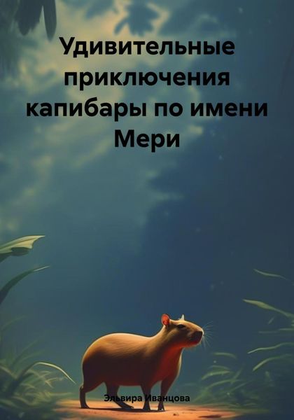 Обложка книги  «Удивительные приключения капибары по имени Мери»