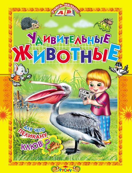 Обложка книги  «Удивительные животные»