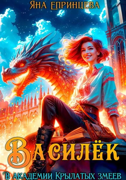 Обложка книги  «Василёк. В академии Крылатых змеев»