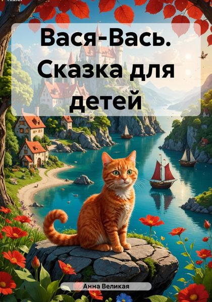 Обложка книги  «Вася-Вась. Сказка для детей»