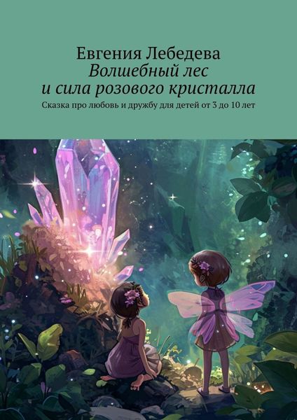 Обложка книги  «Волшебный лес и сила розового кристалла. Сказка про любовь и дружбу для детей от 3 до 10 лет»