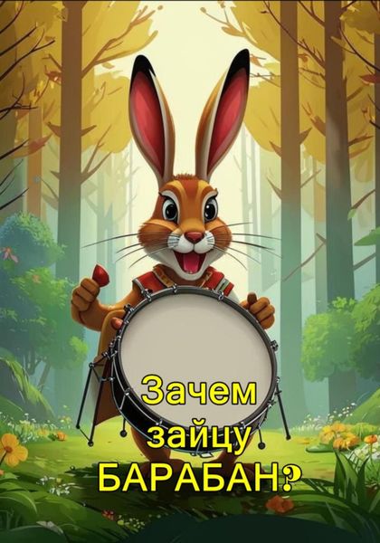 Обложка книги  «Зачем зайцу барабан?»