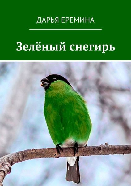 Обложка книги  «Зелёный снегирь»