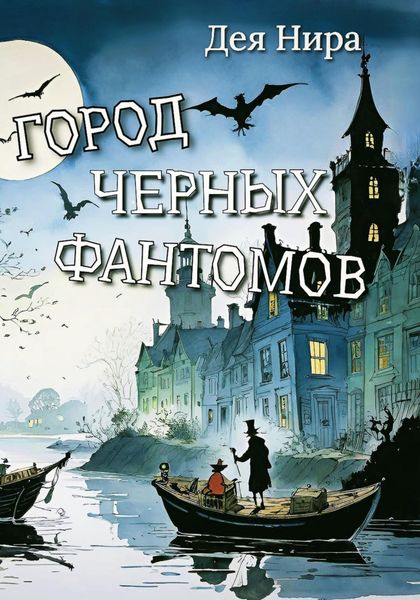 Обложка книги  «Город черных фантомов»