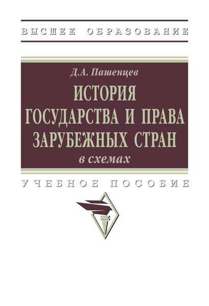 Обложка книги  «История государства и права зарубежных стран в схемах»