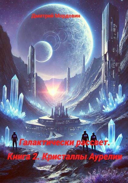 Обложка книги «Галактический рассвет. Книга 2. Кристаллы Аурелии»