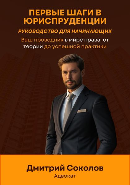 Обложка книги «Первые шаги в юриспруденции. Руководство для начинающих»