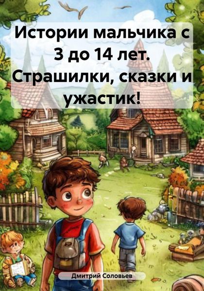 Обложка книги  «Истории мальчика с 3 до 14 лет. Страшилки, сказки и ужастик!»