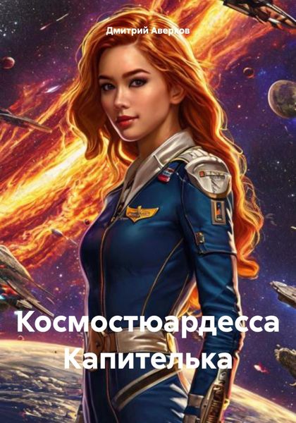 Обложка книги «Космостюардесса Капителька»