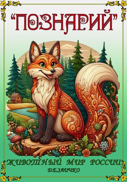 Обложка книги  ««Познарий». Животный мир России»