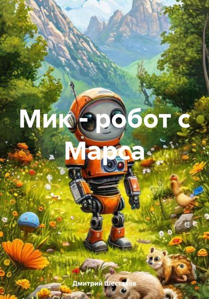 Обложка книги «Мик – робот с Марса»