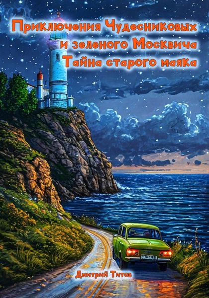 Обложка книги  «Приключения Чудесниковых и зеленого Москвича. Тайна старого маяка»