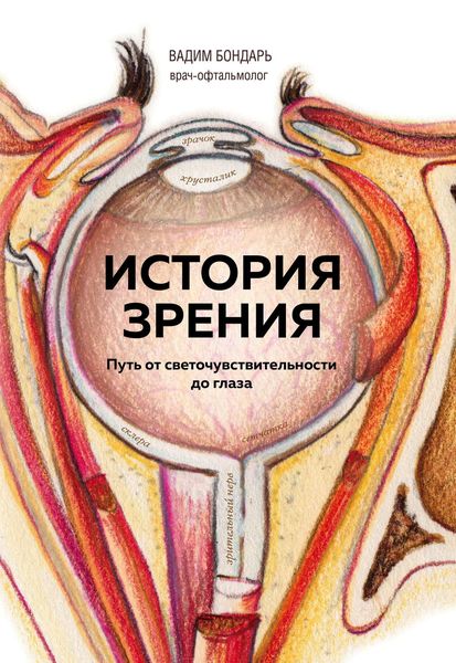 Обложка книги  «История зрения: путь от светочувствительности до глаза»