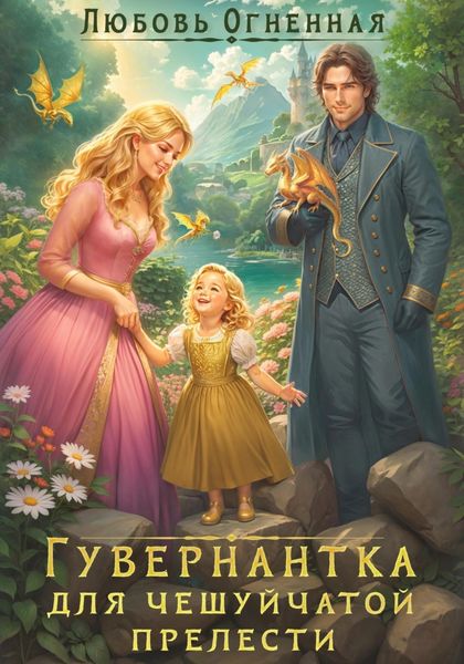 Обложка книги  «Гувернантка для чешуйчатой прелести. Переполох в драконьем поместье»