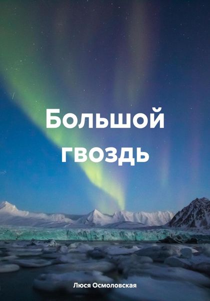 Обложка книги  «Большой гвоздь»