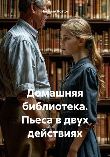 Обложка книги  «Домашняя библиотека. Пьеса в двух действиях»