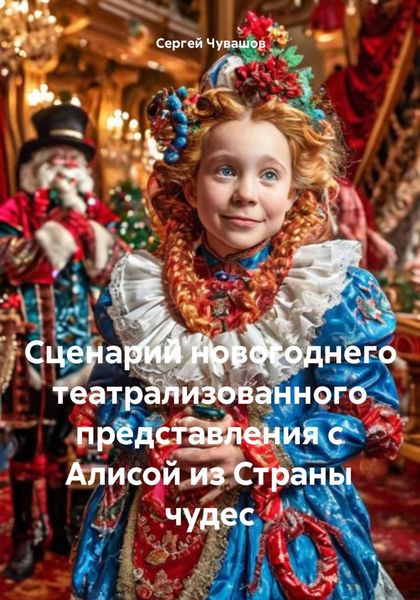 Обложка книги  «Сценарий новогоднего театрализованного представления с Алисой из Страны чудес»