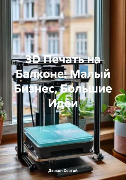 Обложка книги  «3D Печать на Балконе: Малый Бизнес, Большие Идеи»