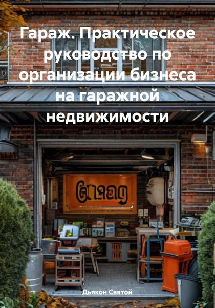 Обложка книги  «Гараж. Практическое руководство по организации бизнеса на гаражной недвижимости»