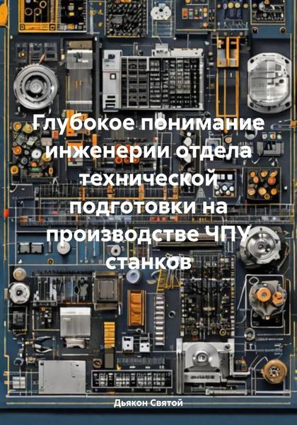 Обложка книги  «Глубокое понимание инженерии отдела технической подготовки на производстве ЧПУ станков»