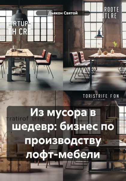 Обложка книги  «Из мусора в шедевр: бизнес по производству лофт-мебели»