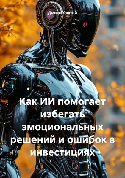 Обложка книги  «Как ИИ помогает избегать эмоциональных решений и ошибок в инвестициях»