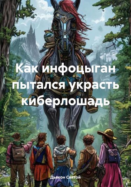 Обложка книги  «Как инфоцыган пытался украсть киберлошадь»