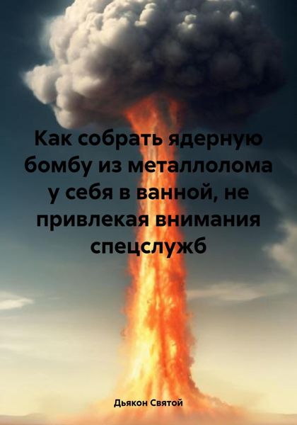 Обложка книги  «Как собрать ядерную бомбу из металлолома у себя в ванной, не привлекая внимания спецслужб»