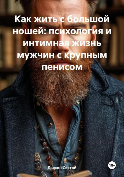 Обложка книги  «Как жить с большой ношей: психология и интимная жизнь мужчин с крупным пенисом»