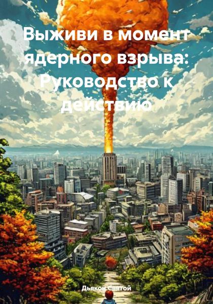 Обложка книги  «Выживи в момент ядерного взрыва: Руководство к действию»