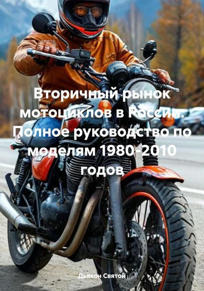 Обложка книги «Вторичный рынок мотоциклов в России: Полное руководство по моделям 1980-2010 годов»