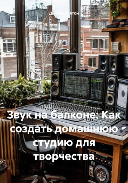 Обложка книги  «Звук на балконе: Как создать домашнюю студию для творчества»
