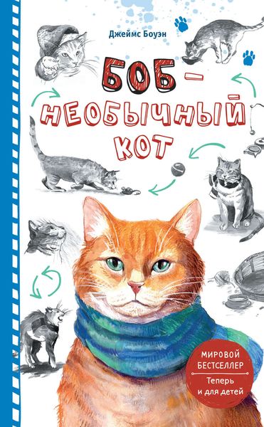 Обложка книги «Боб – необычный кот»