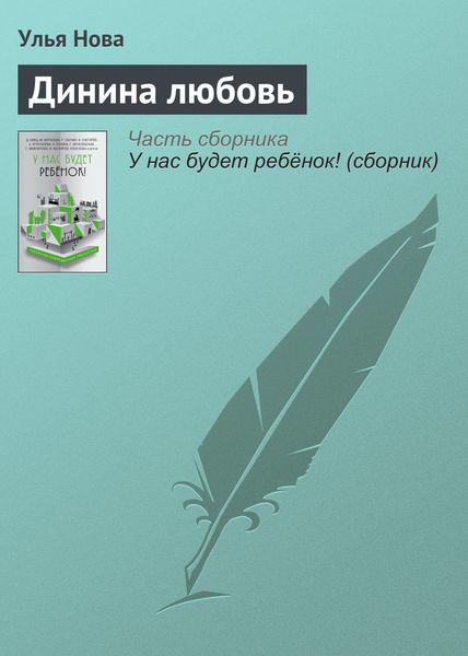 Обложка книги  «Динина любовь»