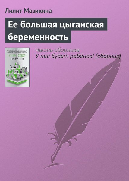 Обложка книги «Ее большая цыганская беременность»