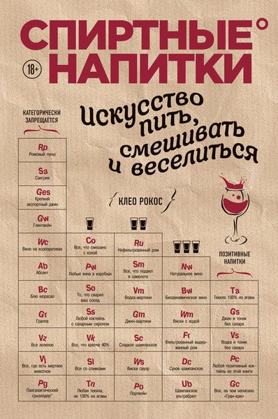 Обложка книги  «Спиртные напитки. Искусство пить, смешивать и веселиться»