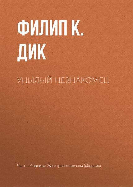 Обложка книги  «Унылый незнакомец»