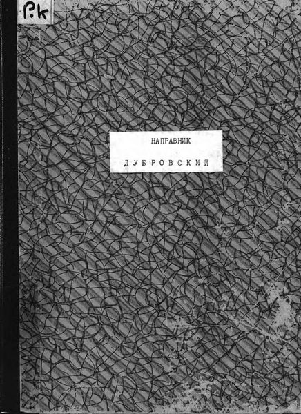 Обложка книги  «Дубровский»