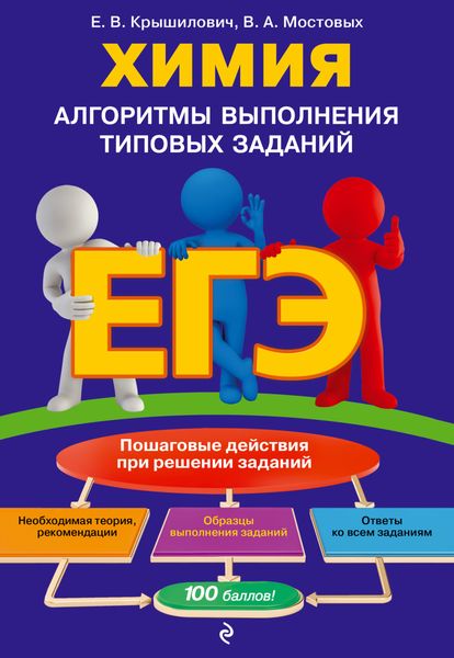 Обложка книги  «ЕГЭ. Химия. Алгоритмы выполнения типовых заданий»