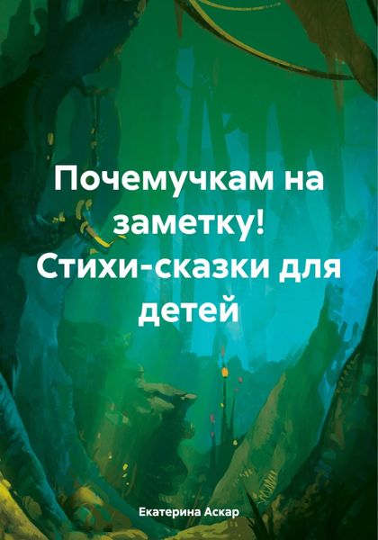 Обложка книги  «Почемучкам на заметку! Стихи-сказки для детей»