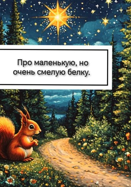 Обложка книги  «Про маленькую, но очень смелую белку»