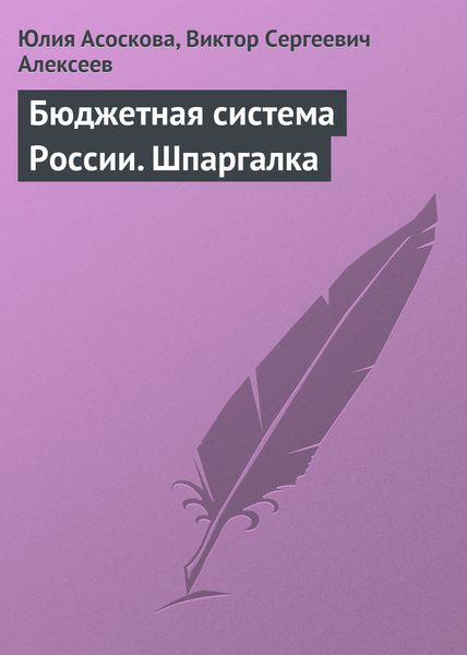 Обложка книги  «Бюджетная система России. Шпаргалка»