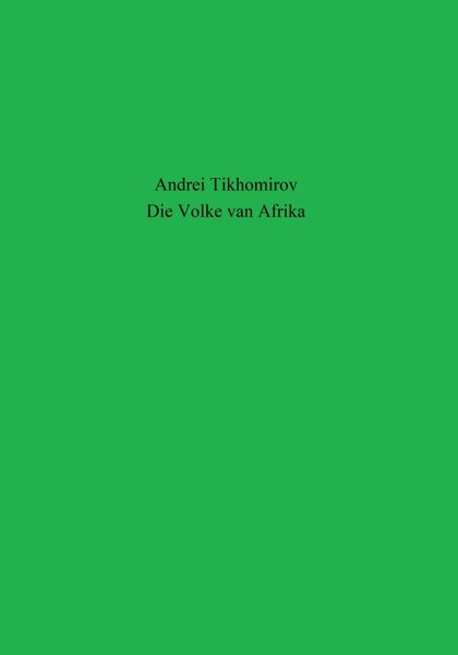 Обложка книги  «Die Volke van Afrika»